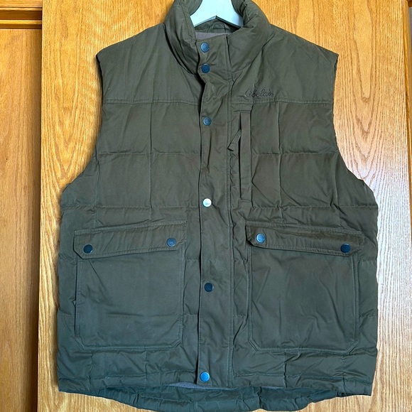 Cabela's Jackets & Coats Cabelas Mens Goose Down Army Green Vest W4